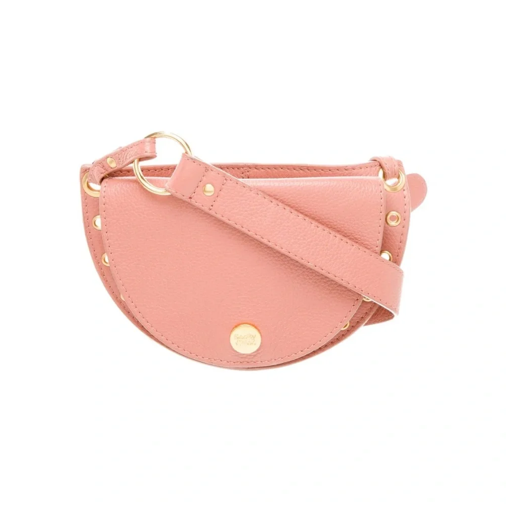 See By Chloe Leather Crescent Mini Crossbody Belt bag - Picture 2 of 8